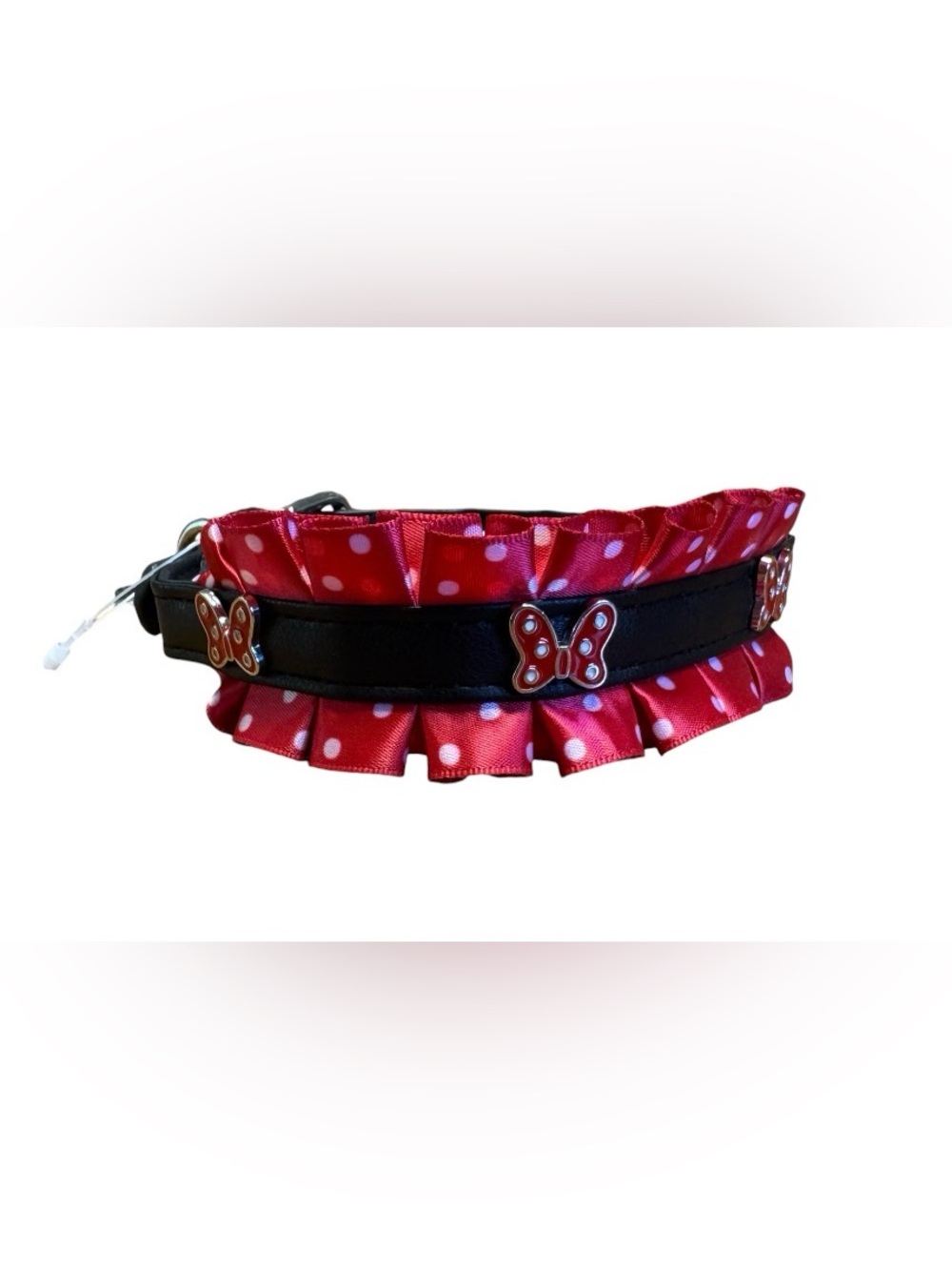 NWOT Disney Dog Collar - Minnie Mouse Ruffles SZ S